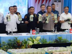 Bea Cukai dan Aparat Gabungan Tindak Dua Kapal, Gagalkan Penyelundupan 800 Kg Ketamin